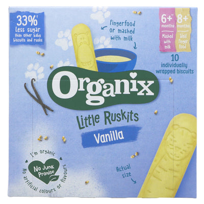 Organix | Little Ruskits Vanilla | 60g