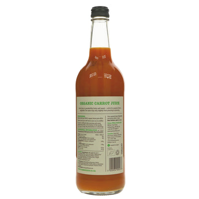 Organic Vegan Carrot Juice by James White - 750ML