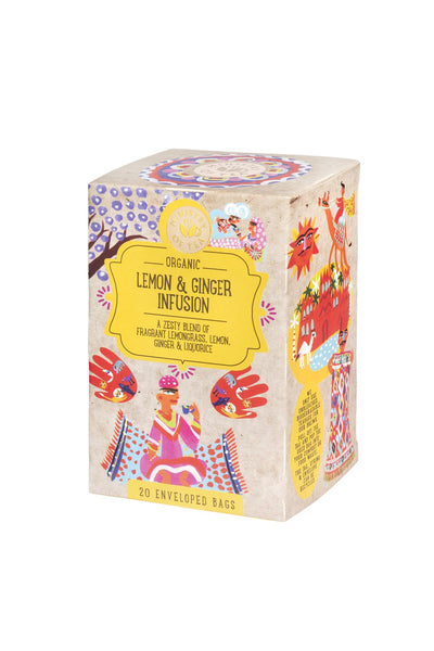 Ministry of Tea | Organic Lemon & Ginger Infusion  | 20bags