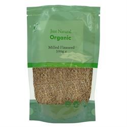 Just Natural Organic | Organic Milled Flaxseed (Linseed) 500g | 500g