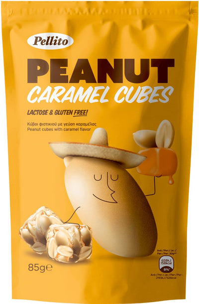 Pellito | Peanut Caramel Cubes | 85g