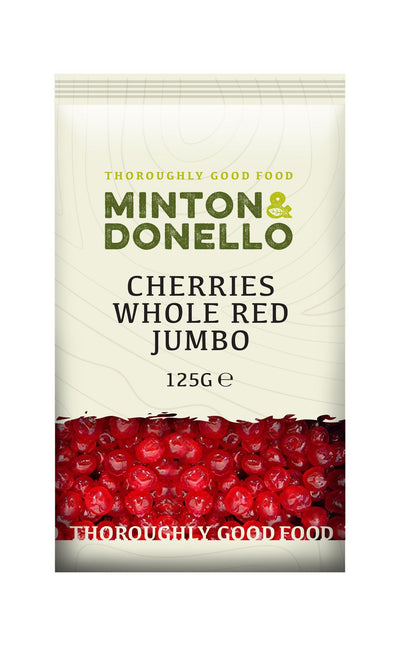 Minton & Donello | Cherries Whole Red Jumbo | 125g