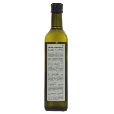 Clearspring's Organic Sunflower Oil - Healthy & Delicious Vegan Oil for Everyday Cooking. No VAT Charged. 500ml.