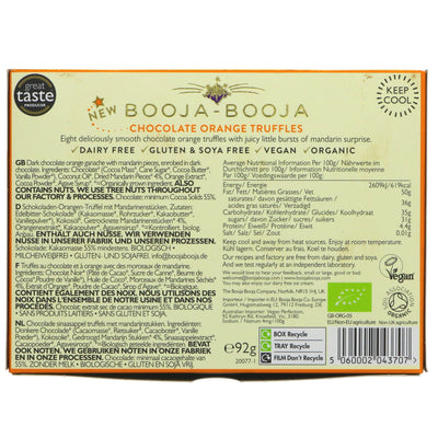 Booja-booja | Chocolate Orange Truffles | 92g