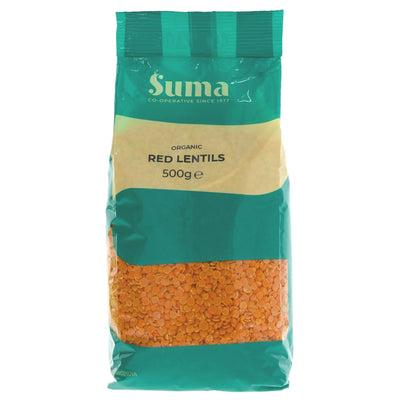 Suma | Lentils - Red split, organic | 500g