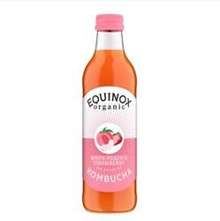 Equinox Kombucha | Equinox White Peach & Strawberry Kombucha 275ml | 275ml