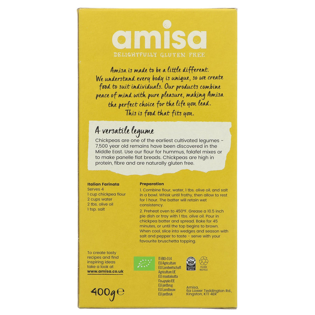 Amisa | Chickpea Flour | 400g