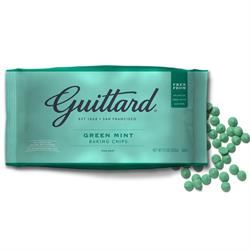 Guittard | Guittard Green Mint Baking Chips large 340g bag. | 340g