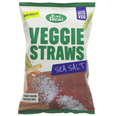Eat Real | Veggie Straws with Sea Salt | 110g