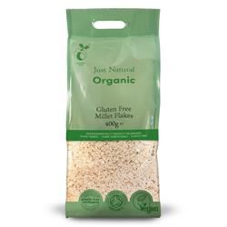 Just Natural Gluten Free | Organic Gluten Free Millet Flakes 500g | 500g