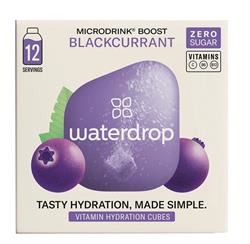 Waterdrop | Blackcurrant Microdrink - Hydration Cubes 12 Capsule | 12 capsule