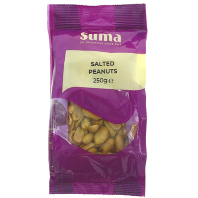 Suma's Roasted & Salted Peanuts - Vegan Friendly, 250g