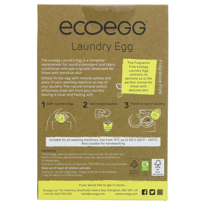 Ecoegg | Laundry Egg - Fragrance Free | 1 Egg