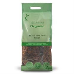 Just Natural Organic | Organic Mixed Vine Fruit 500g | 500g