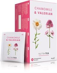 Nutratea | NutraTea Chamomile & Valerian - 20 Tea Bags | 20 sachet