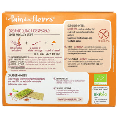 Le Pain Des Fleurs | Quinoa Crispbread | 150g