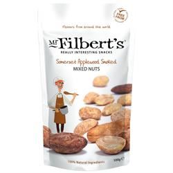 Mr Filberts | Mr Filberts Somerset Applewood Smoked Mixed Nuts 100g | 100g