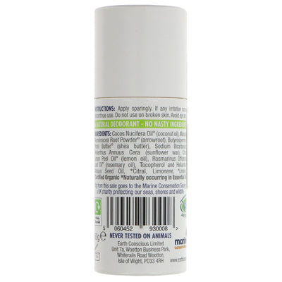 Earth Conscious | Natural Deodorant - Lemon | 60g