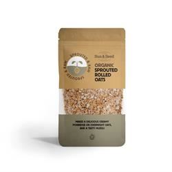 Sun and Seed | Organic Sprouted & Raw Naked Rolled Oats 250g | 250g