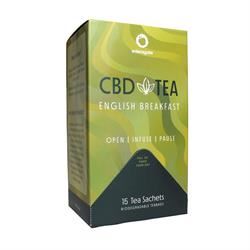 Edens Gate |  CBD Tea With Adaptogens - English Breakfast - 15 Tea Bags | 15bag