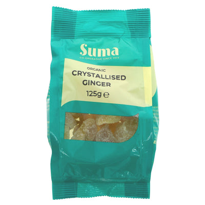 Suma | Ginger - crystallised organic | 125g