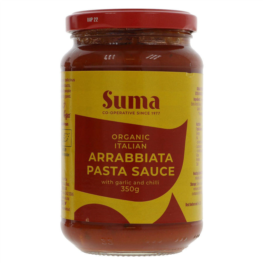 Suma | Organic Arrabbiata Sauce - From fresh Italian ingredients | 350g