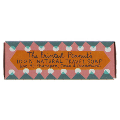 The Printed Peanut | 3 in 1 Travel Soap - With tea tree and lemongrass | 95g