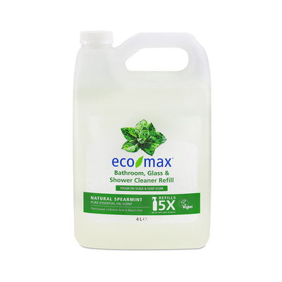 Eco-Max | Bathroom/Glass/Shower Cleaner Spearmint | 4ltr