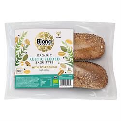 Biona | Organic Rustic Seeded Baguette (made with sourdough) 300g | 300g