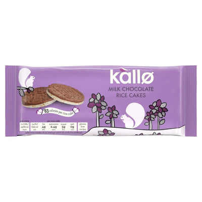 Kallo | Milk Chocolate Rice Cakes | 100g