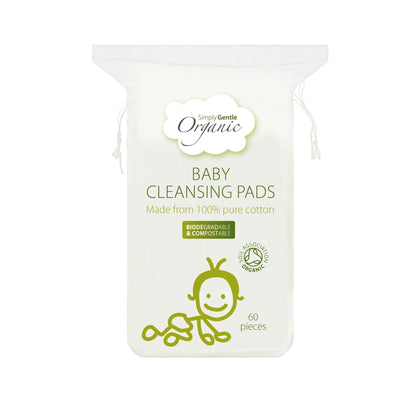 Simply Gentle | Organic Baby Cleansing Pads | 60