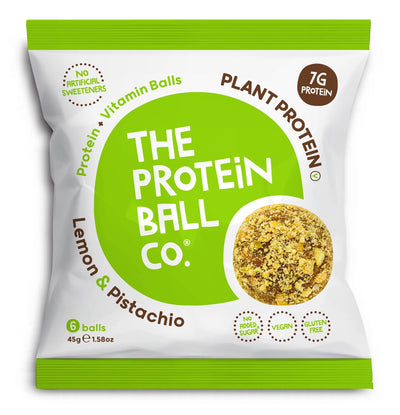 The Protein Ball co | Lemon Pistachio Pro + Vit Balls | 45g