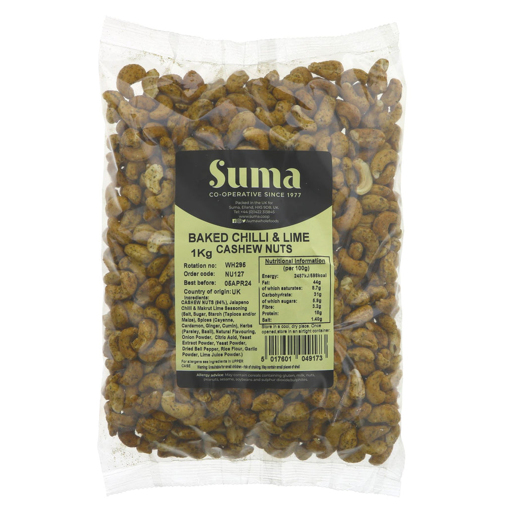 Suma | Cashews - baked chilli & lime | 1kg