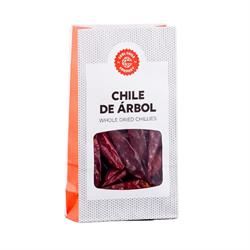 Cool Chile | Whole Dried De Arbol Chillies 20g | 20g