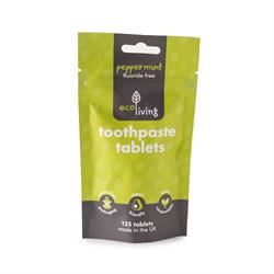 Ecoliving | Ecoliving Toothpaste Tablets Fluoride Free - 125 tablets | 45g