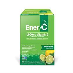 Ener C | Multivitamin drink mix 1000mg Vitamin C Lemon lime | 30 sachet