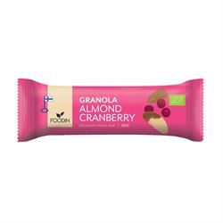 Foodin | Organic Granola Bar Almond Cranberry 40g | 40g