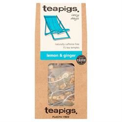 Teapigs | lemon & ginger 15 tea temples | 15bag