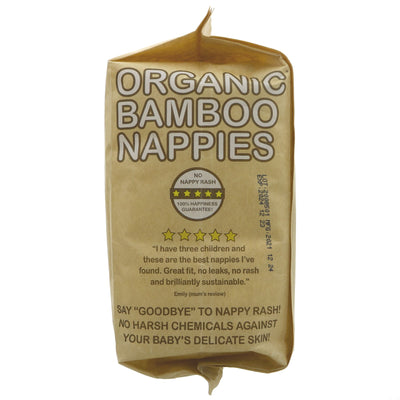 Beaming Baby | Organic Bamboo Nappies Size 1 - 2-6kg, 32 pcs/bag | 32