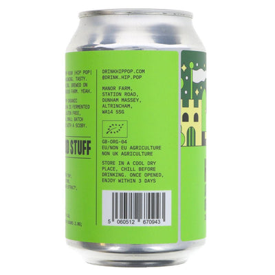 Hip Pop | Apple Elderflower Kombucha | 330ml