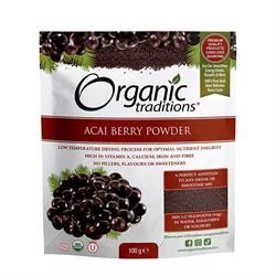 Organic Traditions | Organic Acai Berry Powder 100g | 100g