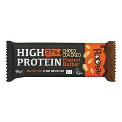 Roobar | High Protein Chocolate Peanut Bar 40g | 40g