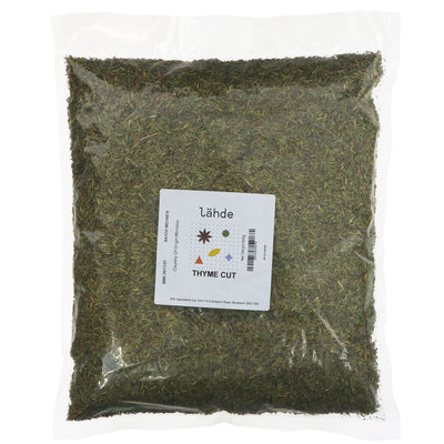 Lahde Thyme: Burst of flavor for meats, veggies, soups & more. Vegan, no VAT, part of Bulk Herbs collection.