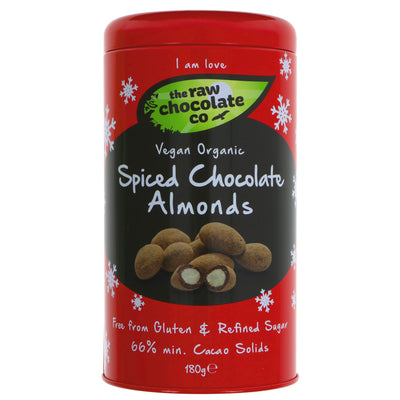 Raw Chocolate Company| Spiced Chocolate Almonds | 180g