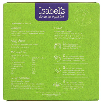 Isabels | Gluten & Wheat Free Pizza Mix | 300G