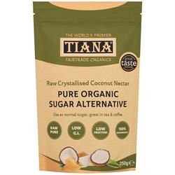 Tiana | TIANA Fairtrade Organics Raw Crystallised Coconut Nectar | 250g