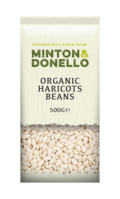 Minton & Donello | Organic Haricots Beans | 500g