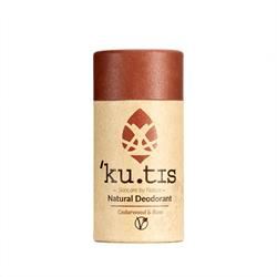 Kutis Skincare | Plastic Free Natural Cedarwood & Rose Vegan Deodorant 55g | 55g