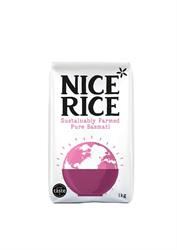 Nice Rice | Nice Rice Sustainably Farmed Pure Basmati 1kg | 1kg