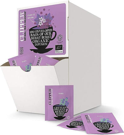 Clipper | Organic Infusion Berry Burst 250 Envelopes | 625g